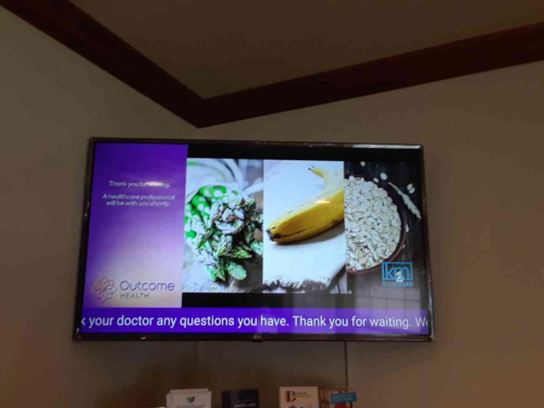 Outcome Health Digital Signage
