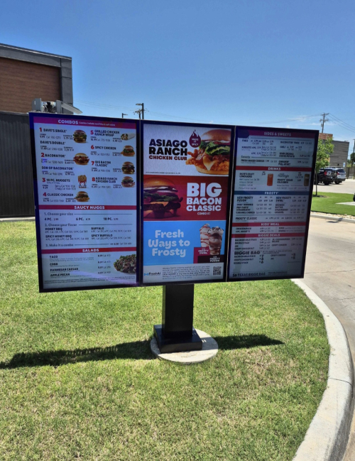 Wendy's Outdoor Menuboards